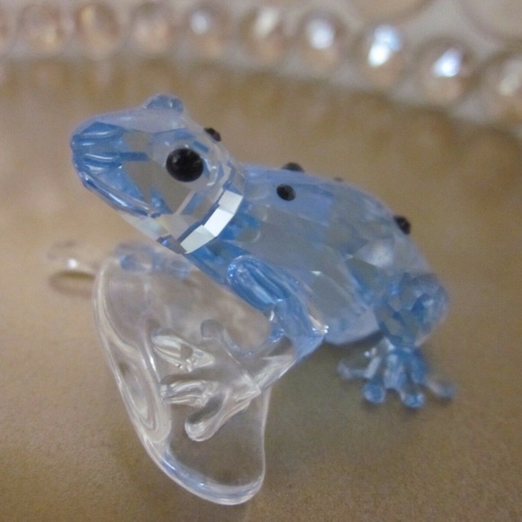 Swarovski Other - SWAROVSKI CRYSTAL BLUE DART FROG